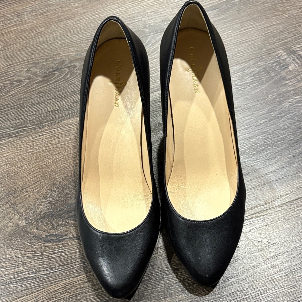 Cole Haan Black Leather Heels